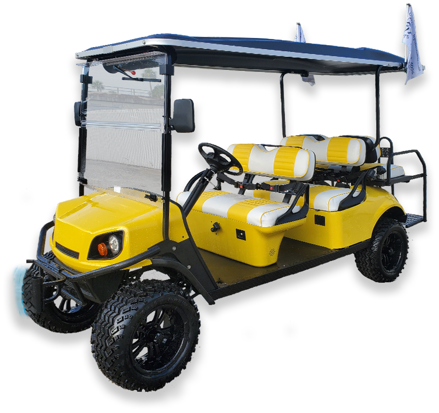 6 seater golf carts